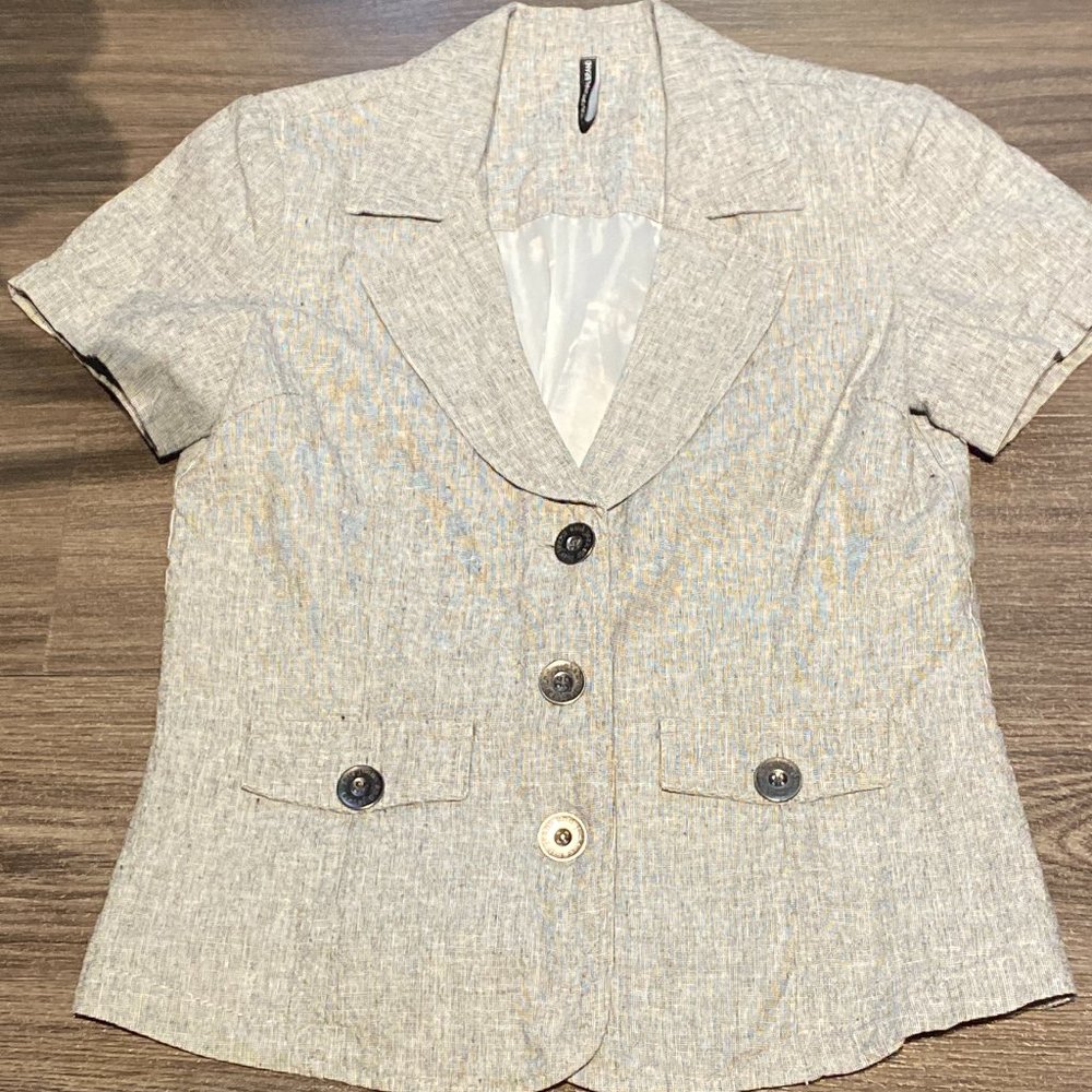 Grey Lois Original Brand Blazer, Size Small